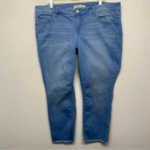 Slink Jeans Curvy Ankle Fray Low Rise 16